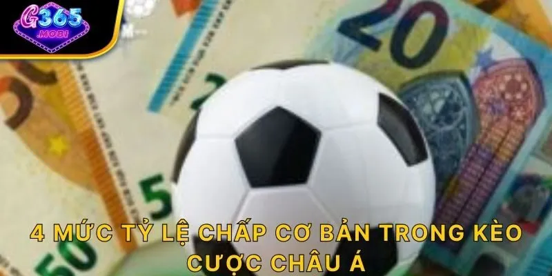4 mức tỷ lệ chấp cơ bản trong kèo cược châu Á
