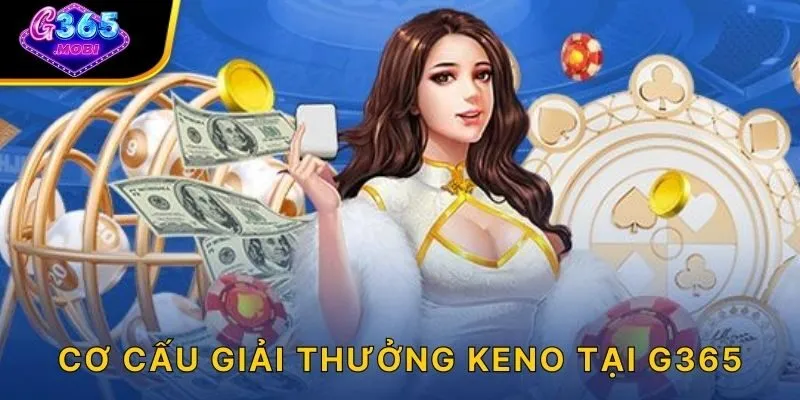 Cơ cấu giải thưởng Keno tại G365