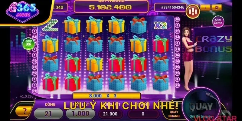 Luu ý khi chơi nhé!